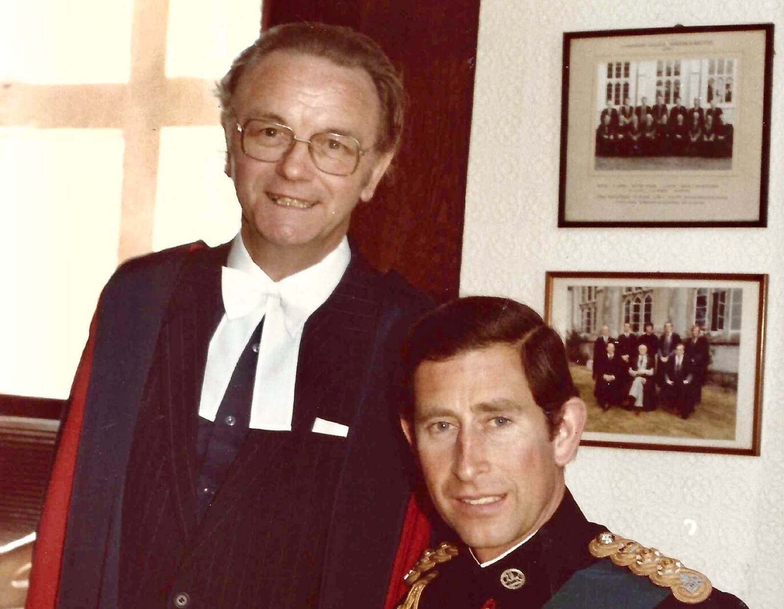 A royal visitor at Llandovery College, from the College archives