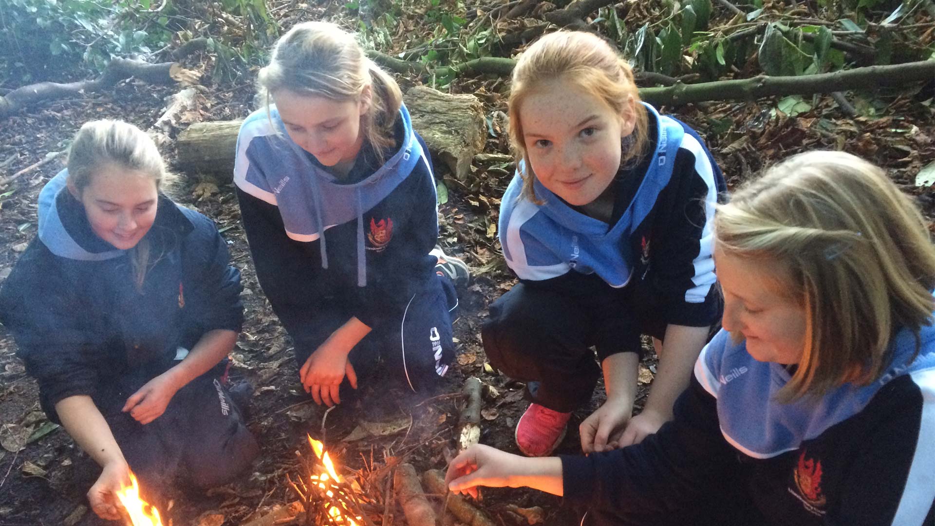 Campfire at forest school