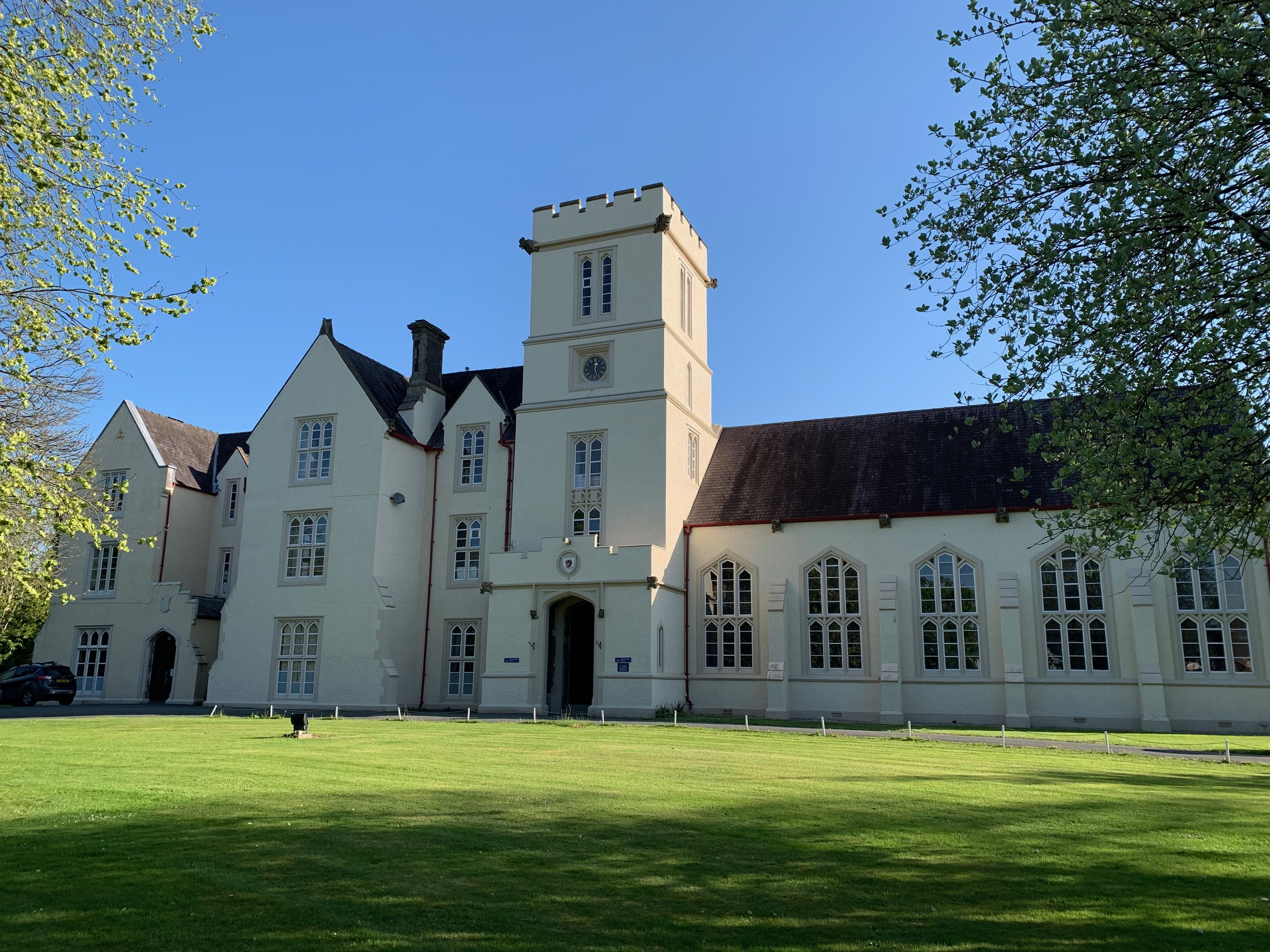 The Grade II listed main building of Llandovery College